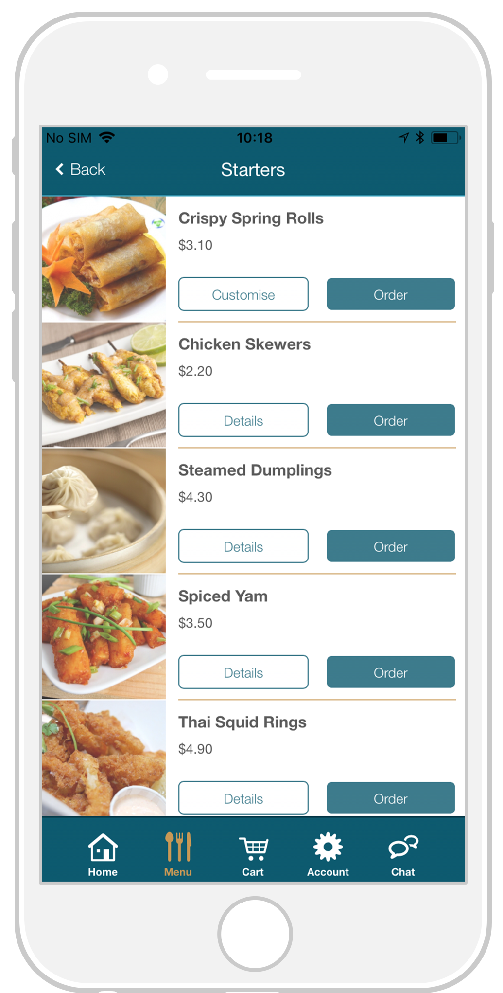 seamless food ordering